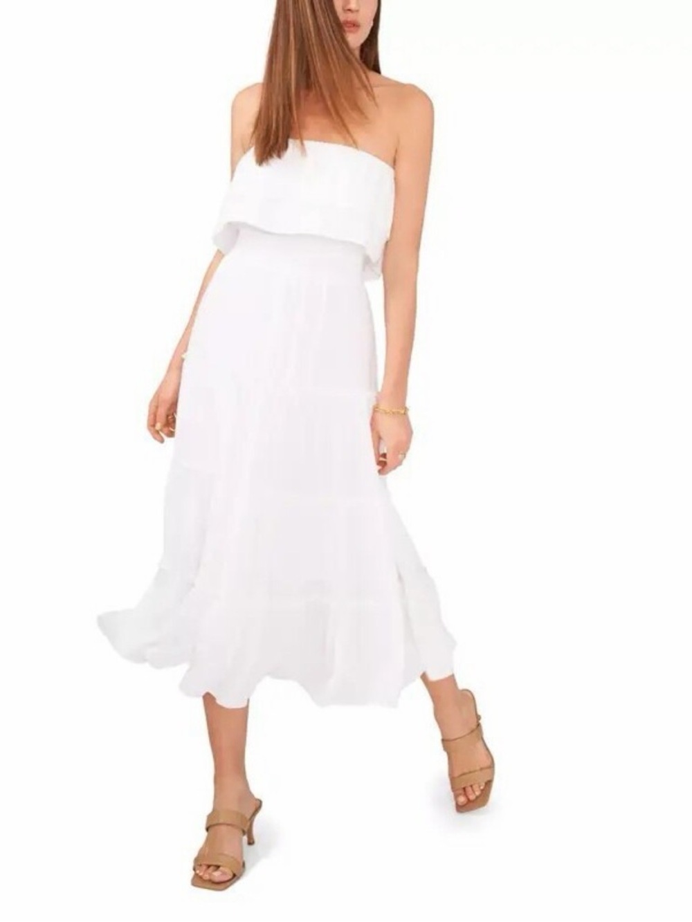 1. State Ruffle Tiered Dress